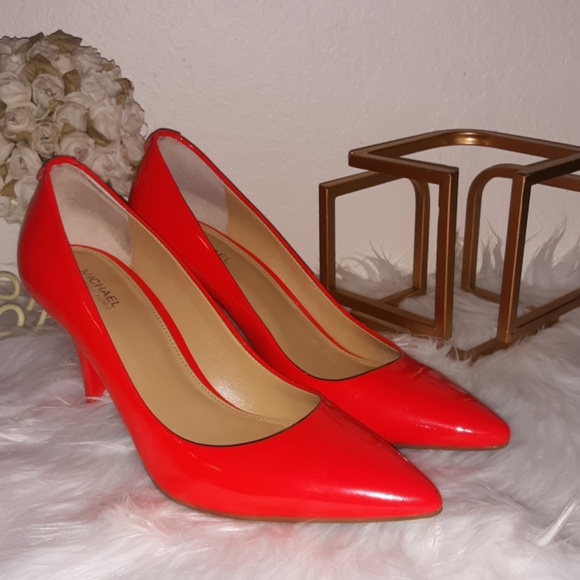 michael kors red heels